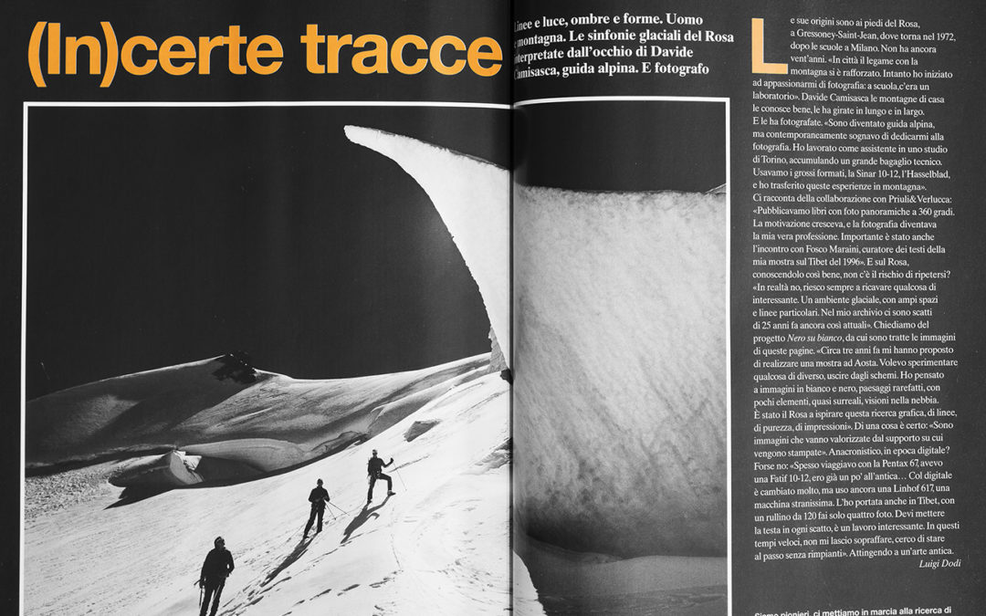 Portfolio su Meridiani Montagne dedicato al Monte Rosa
