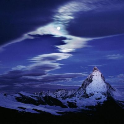 28 - Cervino notturno al chiaro di luna