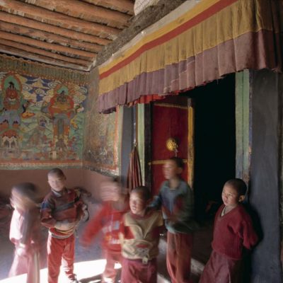 36 - Monastero di Lo Manthang, dopo la preghiera Mattutina