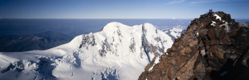 30 - Panorama dalla punta Dufour con le nord dei Lyskamm