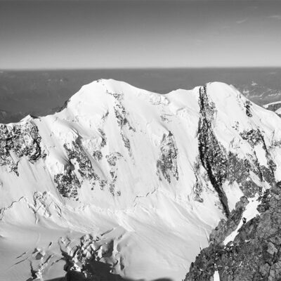 25 - Monte Rosa, dalla vetta della Dufour le nord dei Lyskamm